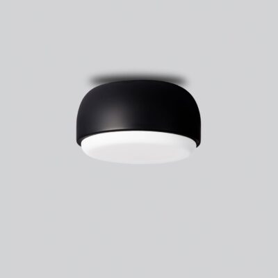 Skyford Contemporary Dome Ceiling Light Black Matt