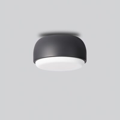 Skyford Contemporary Dome Ceiling Light Dark Grey