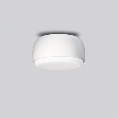 Skyford Contemporary Flush Ceiling Light White