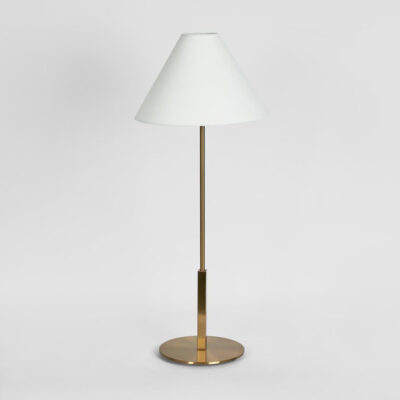 Snowdon Hamptons Table Lamp Antique Brass with Cone Shade