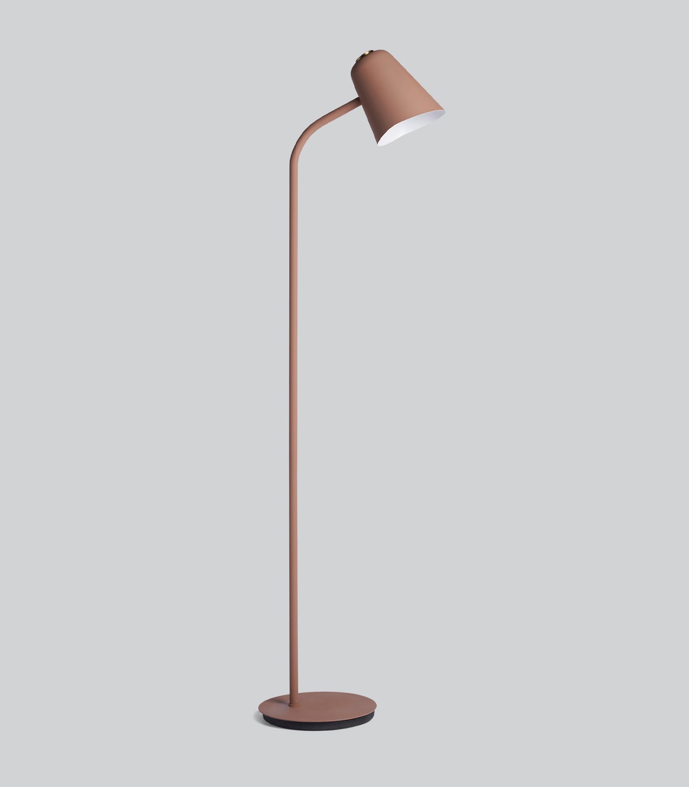 Solitaire Contemporary Floor Lamp Warm Beige