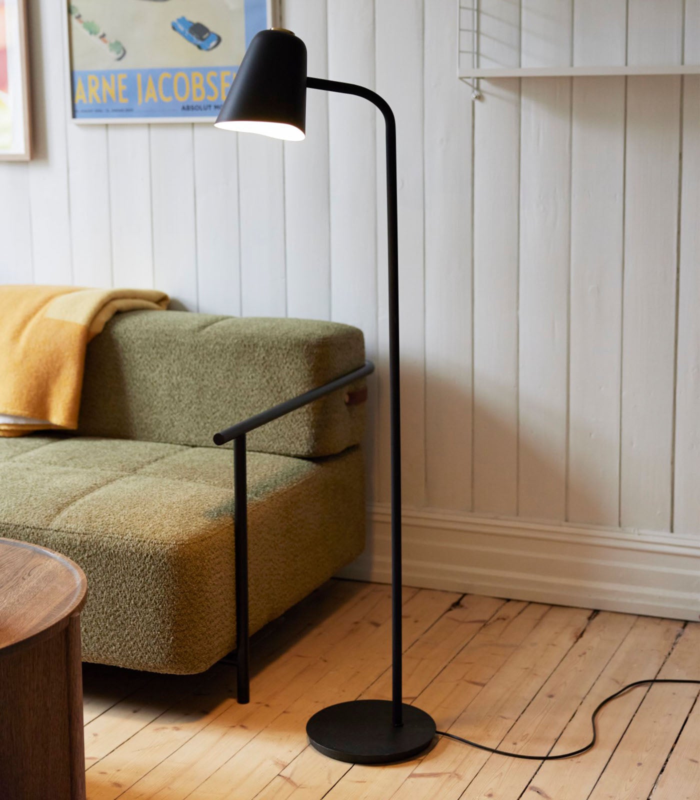 Solitaire Contemporary Floor Lamp White Matt Solitaire Contemporary Floor Lamp White Matt
