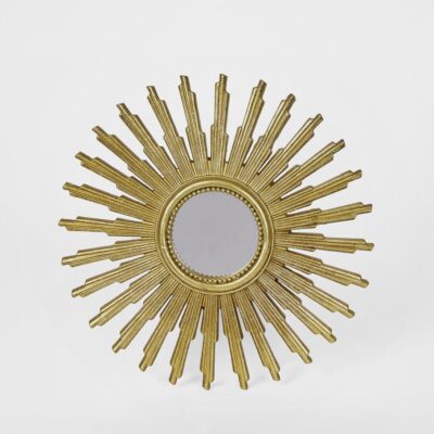 Solmere French Provincial Gilt Sunburst Mirror Small