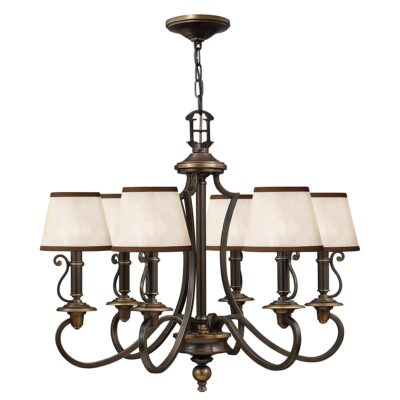 Somerbrooke Nine French Provincial Six Light Chandelier Olde Bronze
