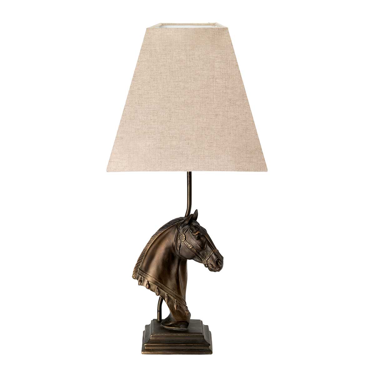 Somerdale Country Horse Head Table Lamp Bronze Patina Somerdale Country Horse Head Table Lamp Bronze Patina