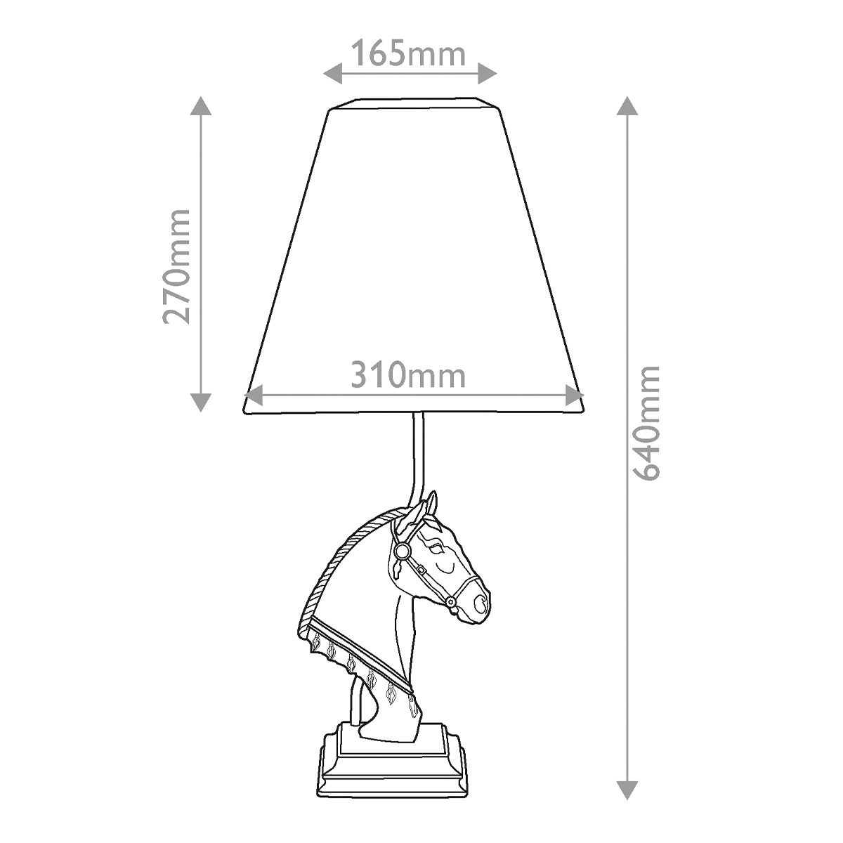 Somerdale Country Horse Head Table Lamp Bronze Patina Somerdale Country Horse Head Table Lamp Bronze Patina
