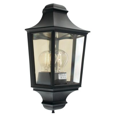 Somerled Vale Traditional Outdoor Wall Light Black