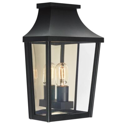 Somerled Vale Traditional Outdoor Wall Light Black