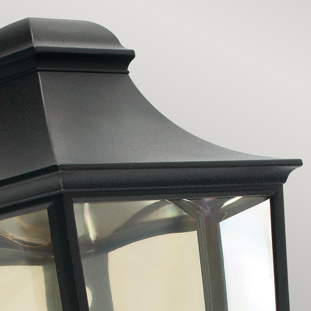 Somerled Vale Traditional Outdoor Wall Light Black Somerled Vale Traditional Outdoor Wall Light Black — detail view