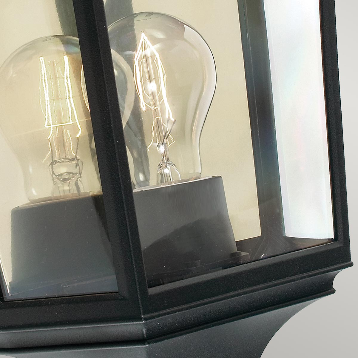 Somerled Vale Traditional Outdoor Wall Light Black Somerled Vale Traditional Outdoor Wall Light Black — detail view