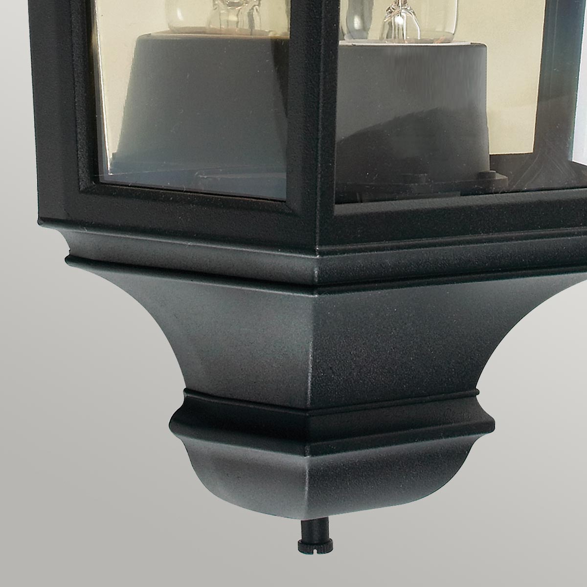 Somerled Vale Traditional Outdoor Wall Light Black Somerled Vale Traditional Outdoor Wall Light Black — detail view
