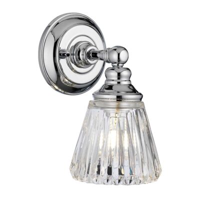 Somerly Traditional Wall Light Polished Chrome