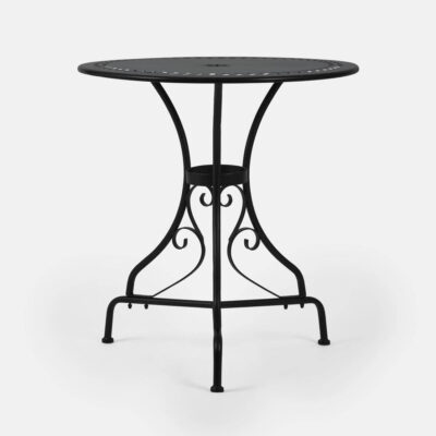 Somerton Grove French Provincial Bistro Table Black