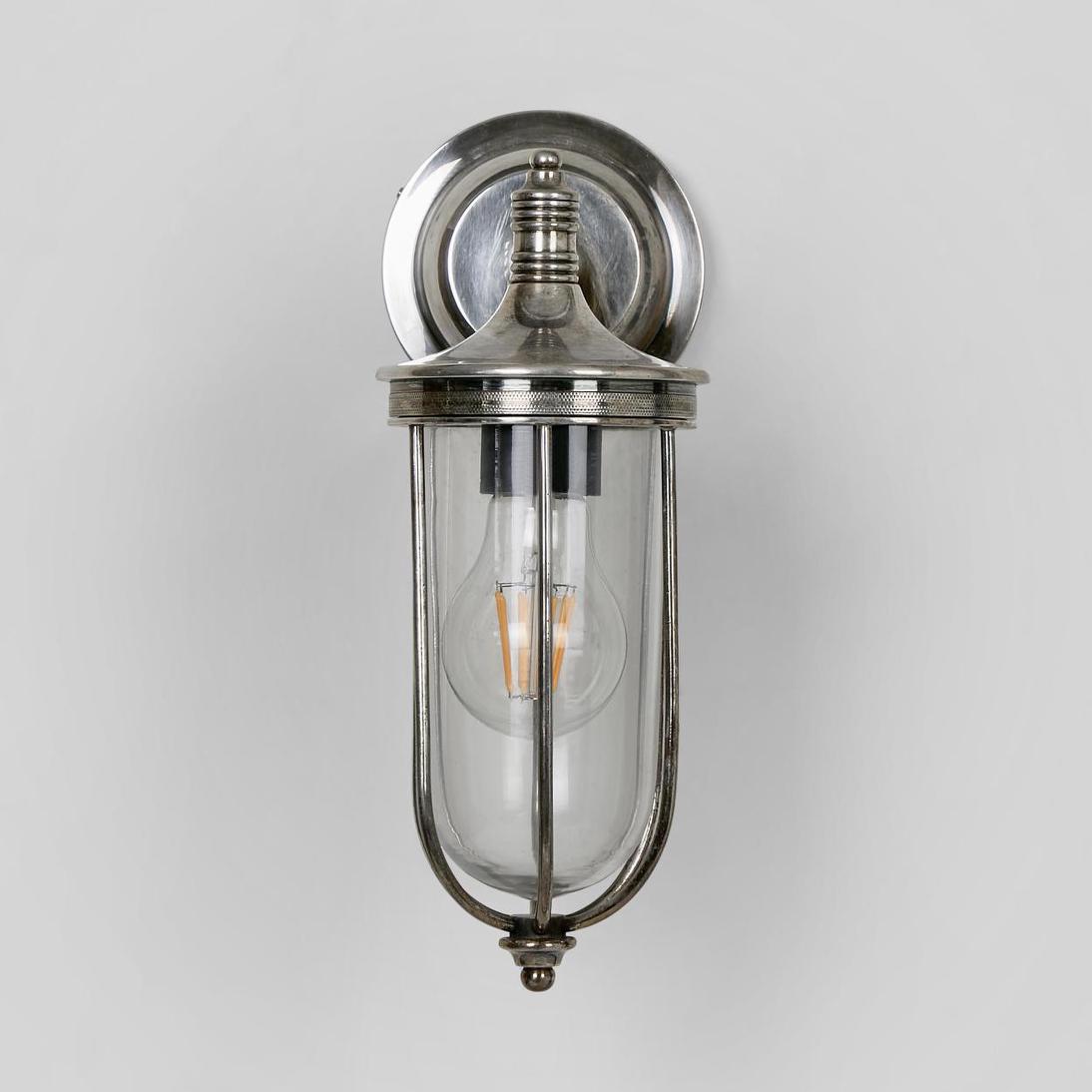 Sorrento Heritage Caged Wall Light Antique Silver