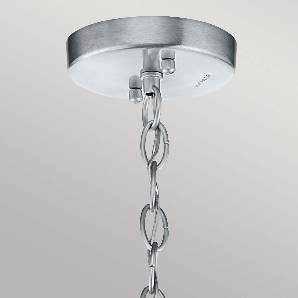 Sovereign Quay Hamptons Outdoor Pendant Distressed Antique Grey And Brushed Aluminium Sovereign Quay Hamptons Outdoor Pendant Distressed Antique Grey And Brushed Aluminium — detail view