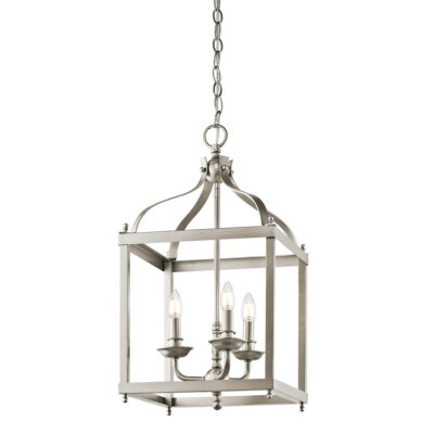 Sparrowfield Hamptons Cage Pendant Brushed Nickel