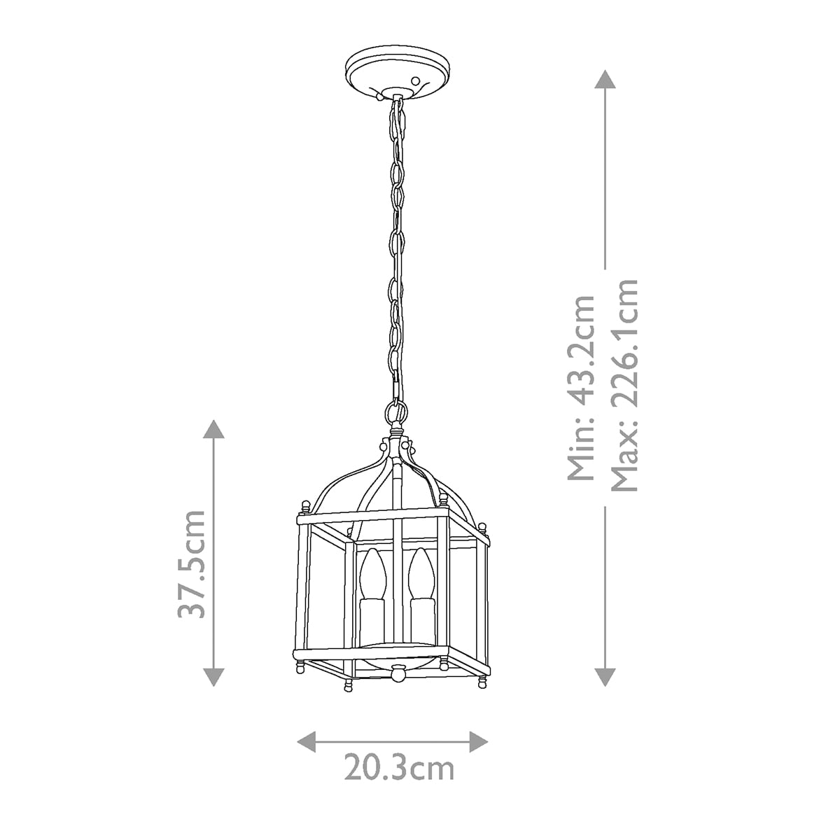 Sparrowfield Hamptons Cage Pendant Brushed Nickel Sparrowfield Hamptons Cage Pendant Brushed Nickel