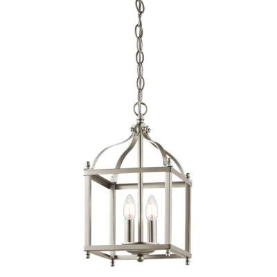 Sparrowfield Hamptons Cage Pendant Brushed Nickel