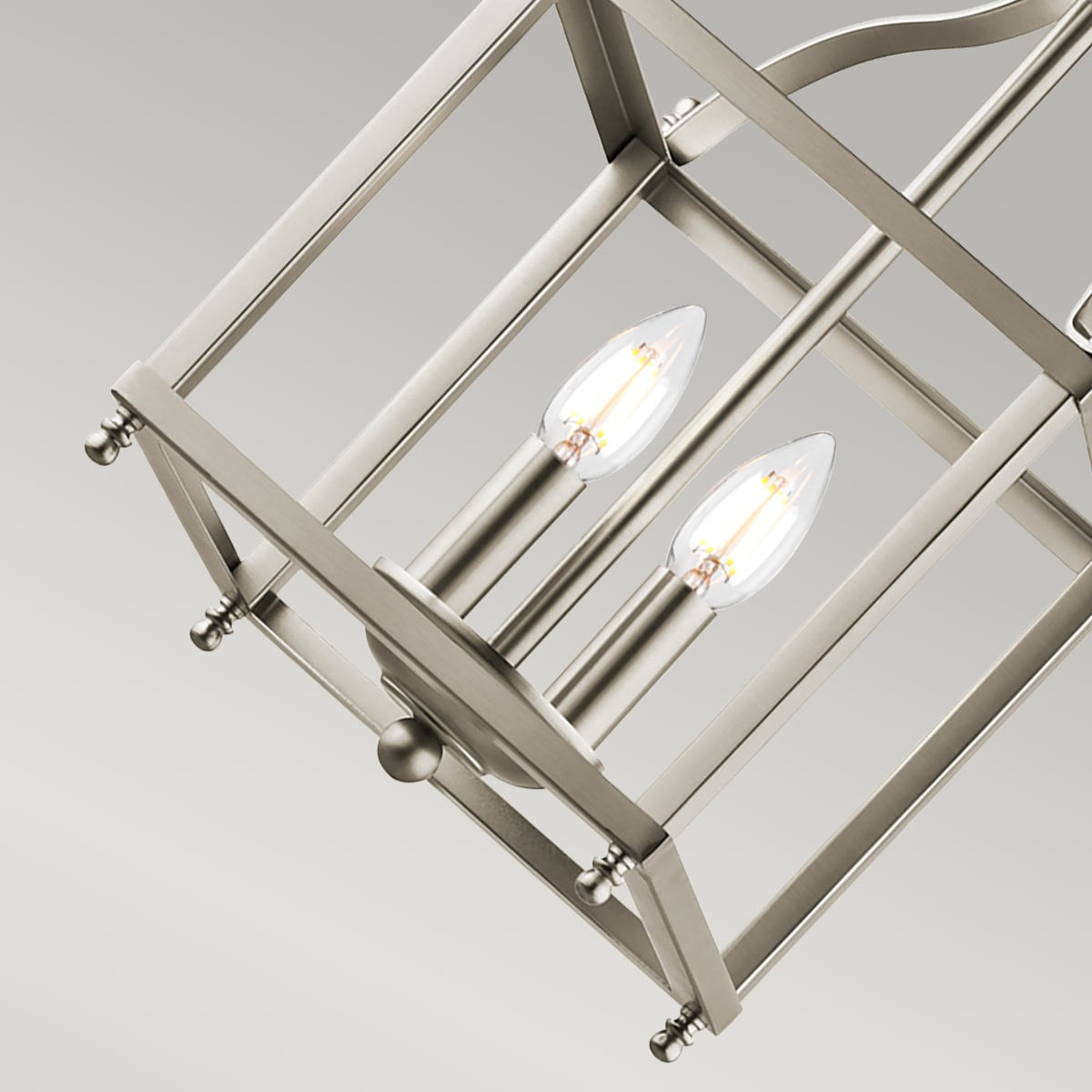 Sparrowfield Hamptons Cage Pendant Brushed Nickel Sparrowfield Hamptons Cage Pendant Brushed Nickel — detail view