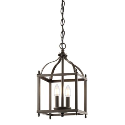 Sparrowfield Heritage Cage Pendant in Olde Bronze