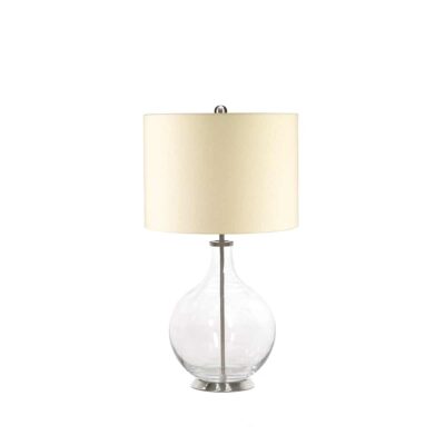 Sphere Hollow Hamptons Table Lamp Clear Glass