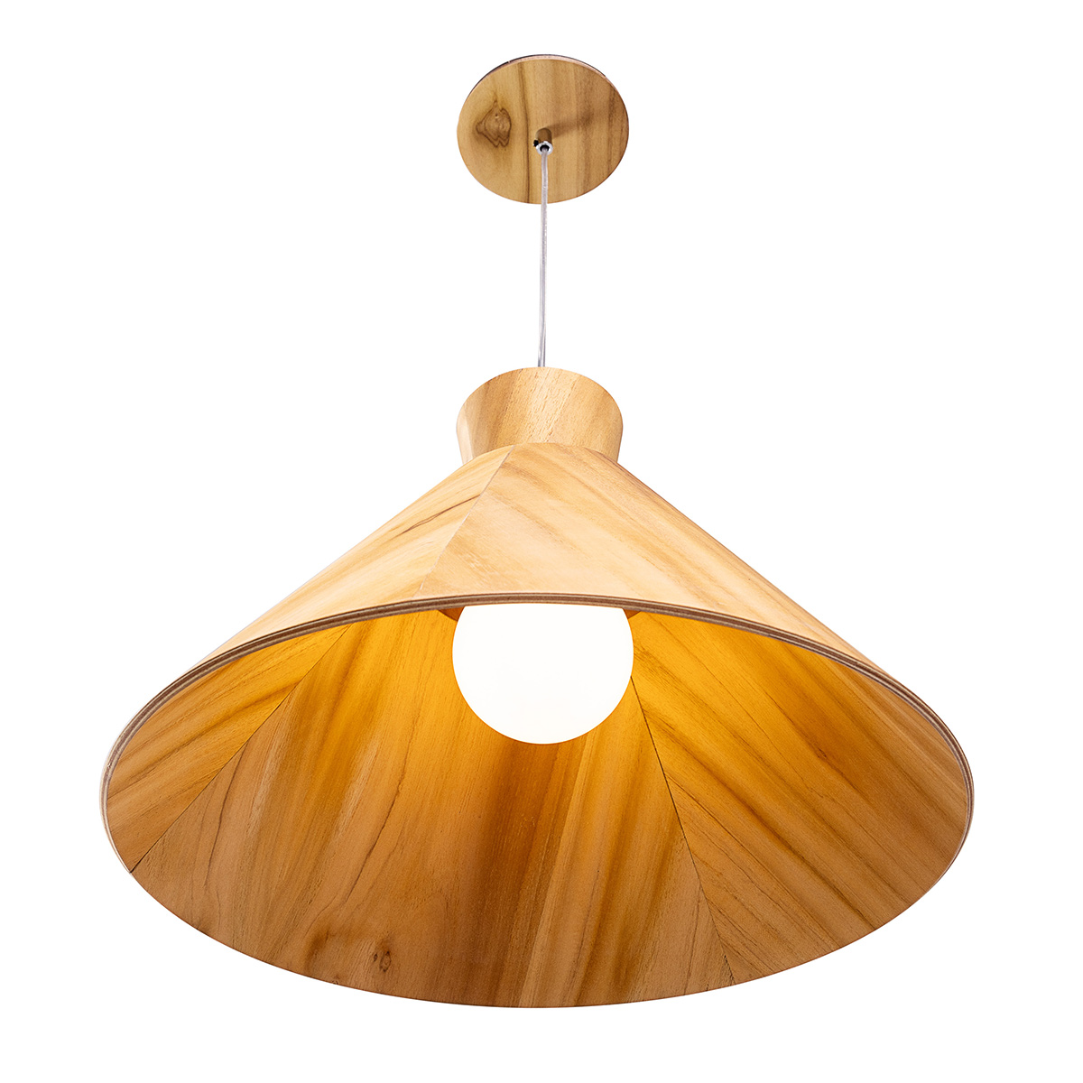 Spire Point Contemporary Wood Veneer Pendant Light Spire Point Contemporary Wood Veneer Pendant Light