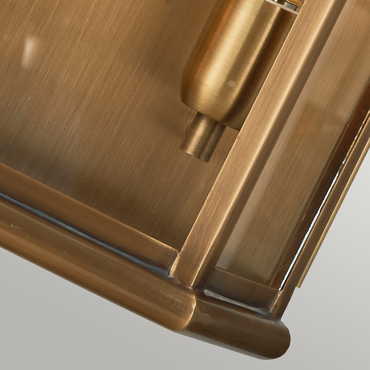 St Averil Traditional Large Wall Lantern Aged Brass St Averil Traditional Large Wall Lantern Aged Brass — detail view