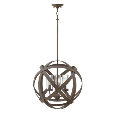 Stag Hollow Transitional Outdoor Chandelier Vintage Iron