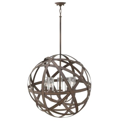 Stag Hollow Transitional Outdoor Chandelier Vintage Iron