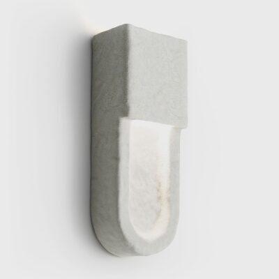 Standing Field Brutalist Ceramic Large Wall Light Warm White