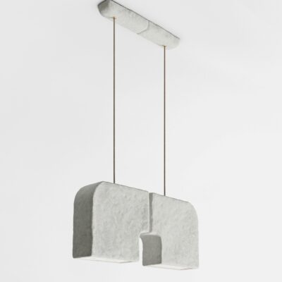Standing Field Contemporary Ceramic Pendant Light Warm White Antique