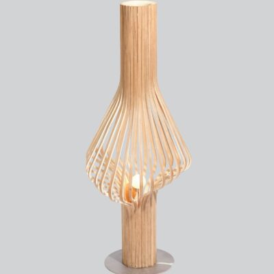 Stanmore Grand Contemporary Floor Lamp Light Oak