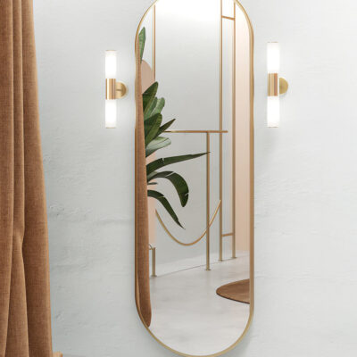 Starling Court Antique Brass Natural Brass Two-Light Wall Sconce