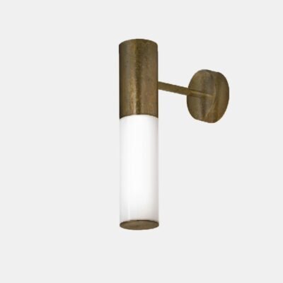 Starling Court Wall Light Antique Brass Natural Brass