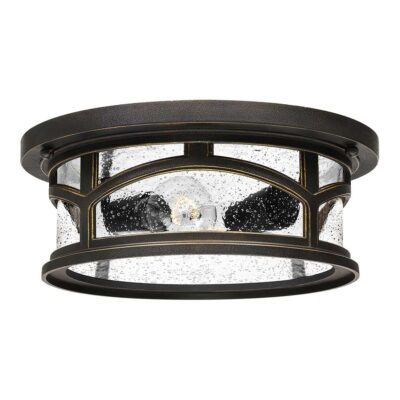 Stonecliff Point Traditional Outdoor Ceiling Flush Bronze