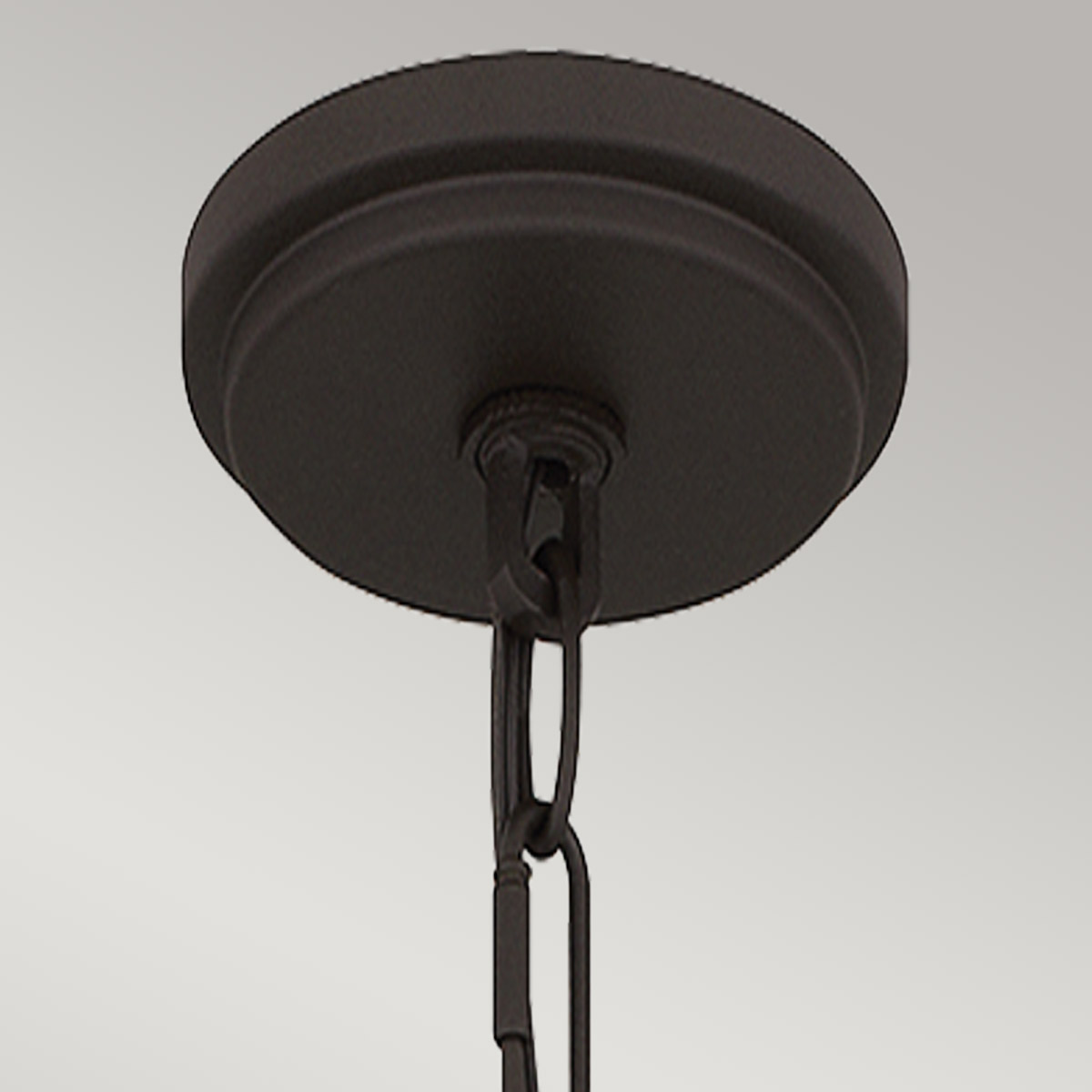 Stonecrop Hamptons Cone Pendant Light in Bronze and Alabaster Glass Stonecrop Hamptons Cone Pendant Light in Bronze and Alabaster Glass — detail view
