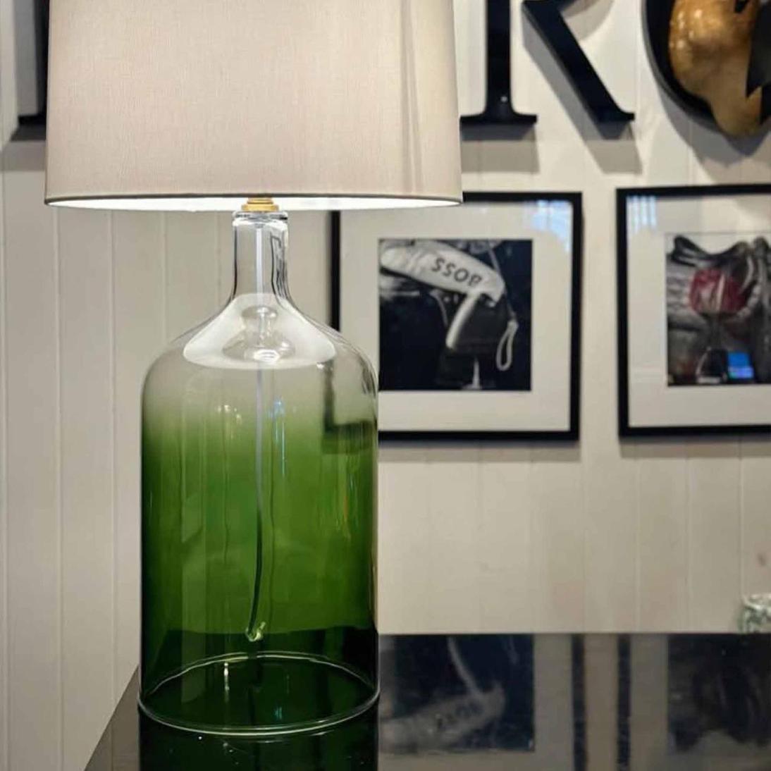 Strathmore Hamptons Ombre Glass Table Lamp
