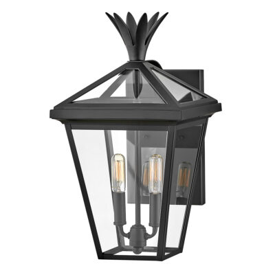 Sunhollow Hamptons Outdoor Wall Lantern Black