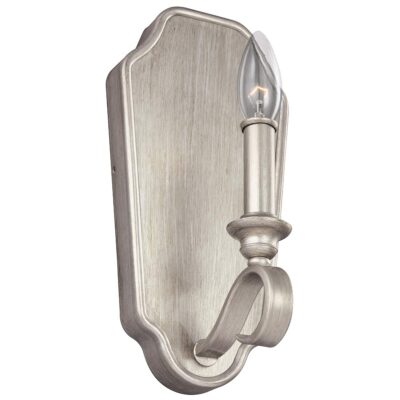 Sunridge French Provincial Wall Light in Sunrise Silver