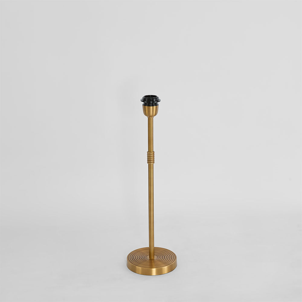 Sutherland Hamptons Ribbed Table Lamp Base Antique Brass Sutherland Hamptons Ribbed Table Lamp Base Antique Brass