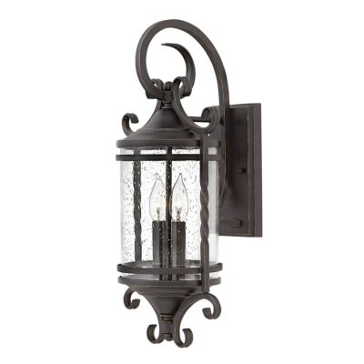 Tanglewood Farm French Provincial Outdoor Wall Lantern Olde Black