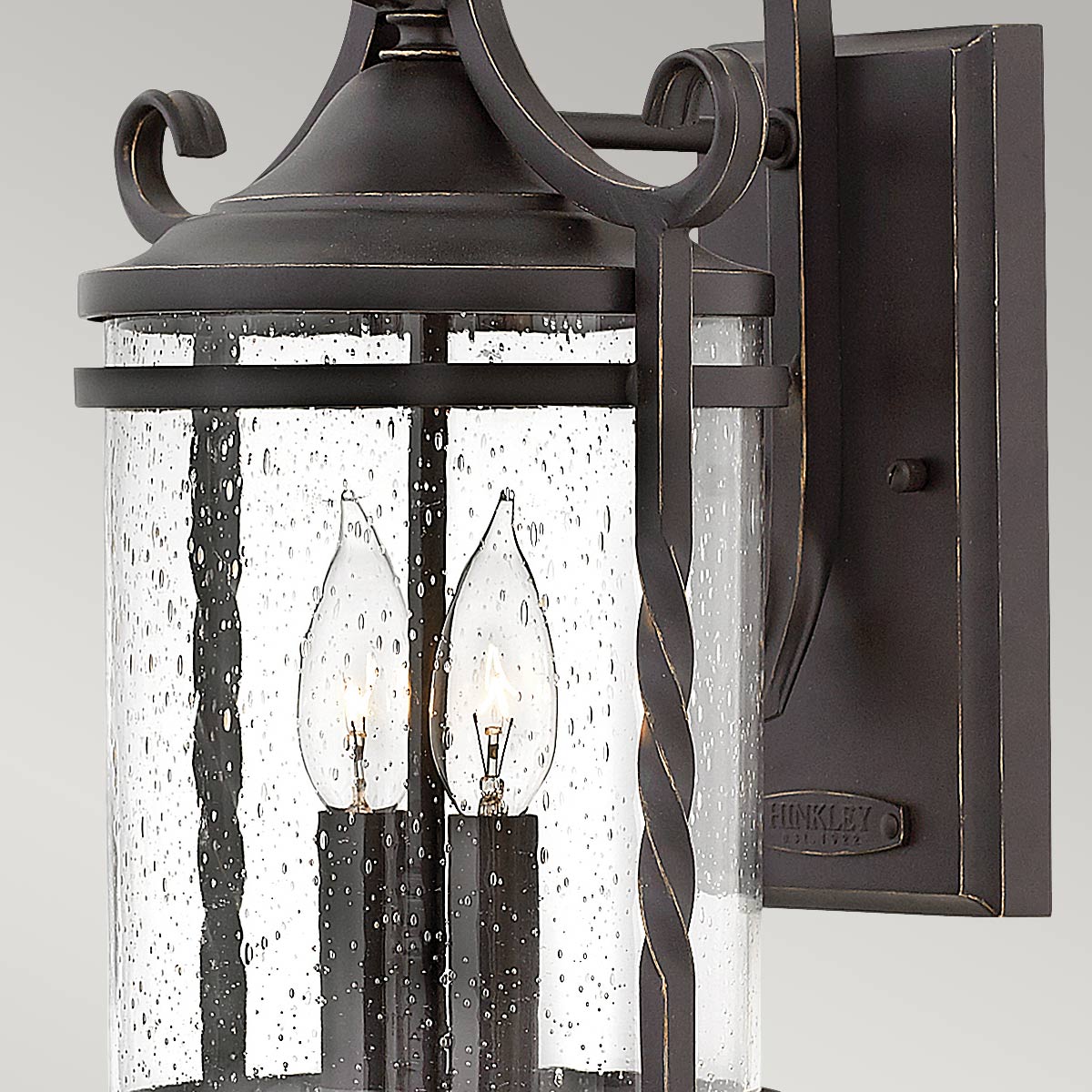 Tanglewood Farm French Provincial Outdoor Wall Lantern Olde Black Tanglewood Farm French Provincial Outdoor Wall Lantern Olde Black — detail view