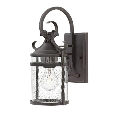 Tanglewood Farm Spanish Style Outdoor Wall Lantern Olde Black