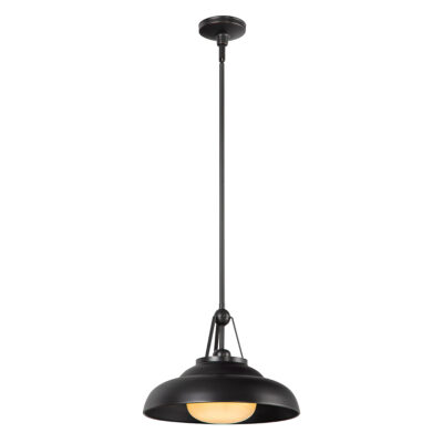 Tarragon Grove Industrial Dome Pendant Bronze