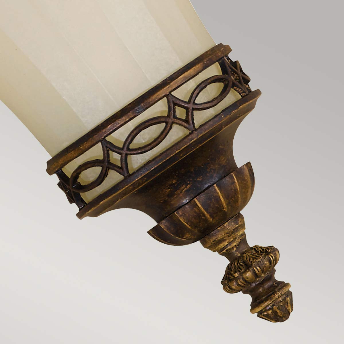 The Salon Room Edwardian Wall Uplighter in Walnut The Salon Room Edwardian Wall Uplighter in Walnut — detail view
