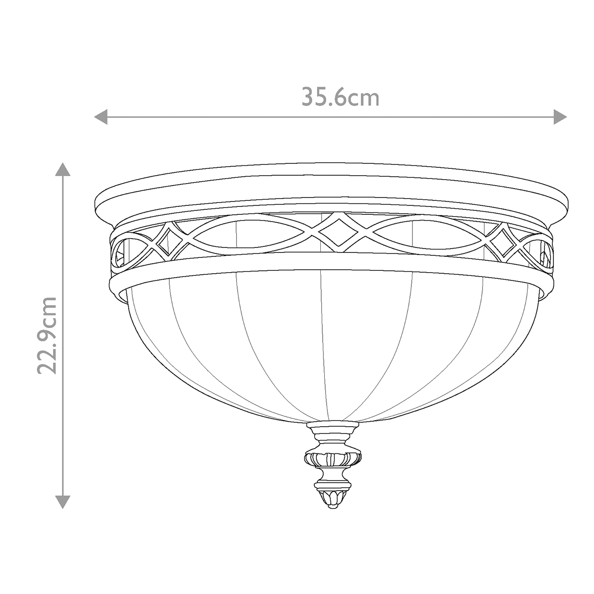 The Salon Room Traditional Ceiling Flush Walnut Bronze The Salon Room Traditional Ceiling Flush Walnut Bronze