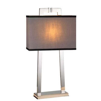 Thistlebrook Contemporary Table Lamp Polished Nickel