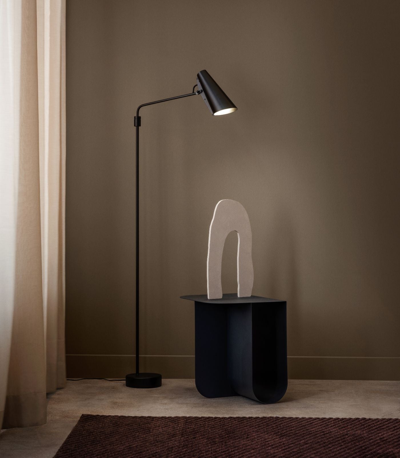 Thistledown Contemporary Swing Floor Lamp Thistledown Contemporary Swing Floor Lamp