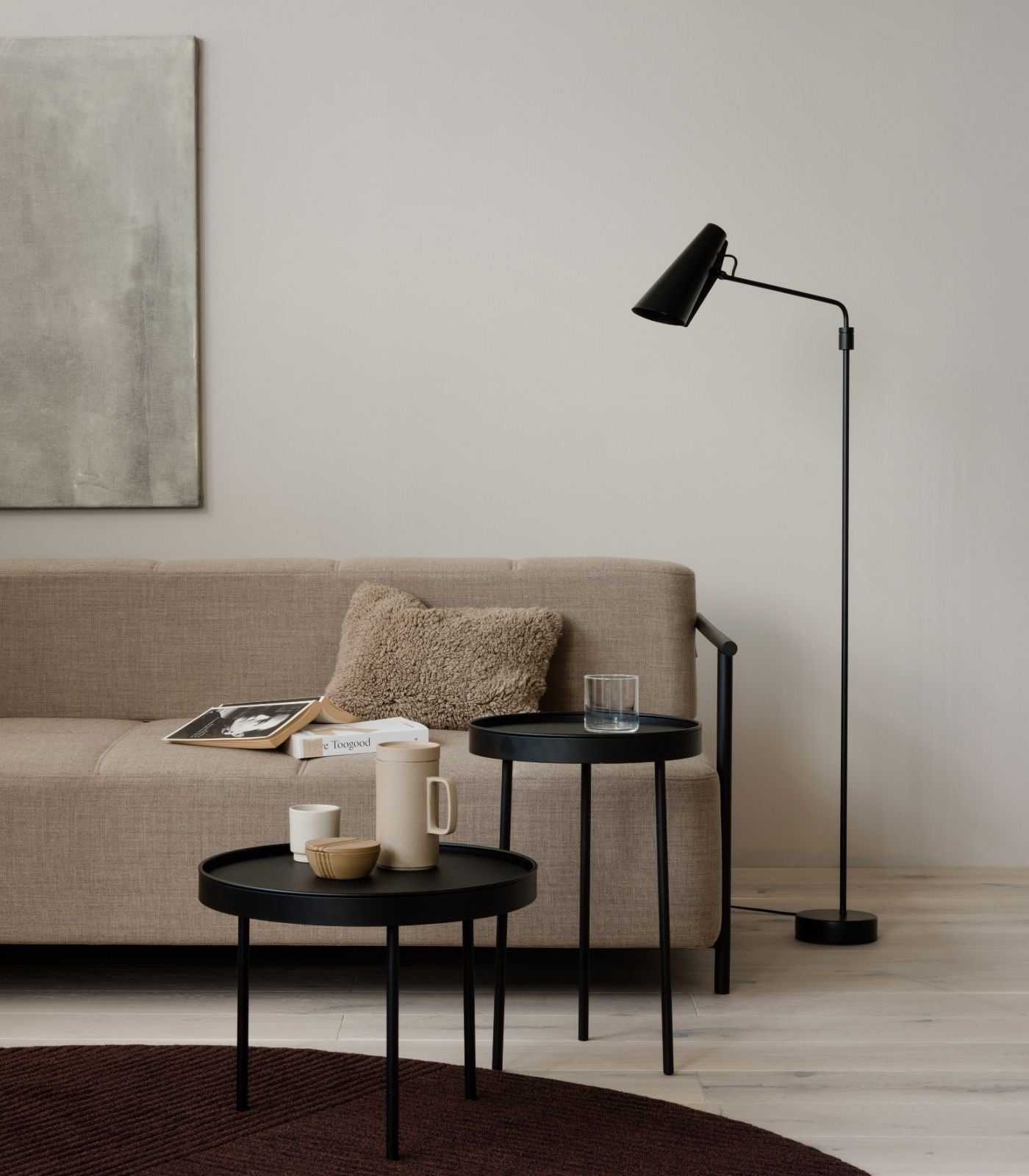 Thistledown Contemporary Swing Floor Lamp Thistledown Contemporary Swing Floor Lamp
