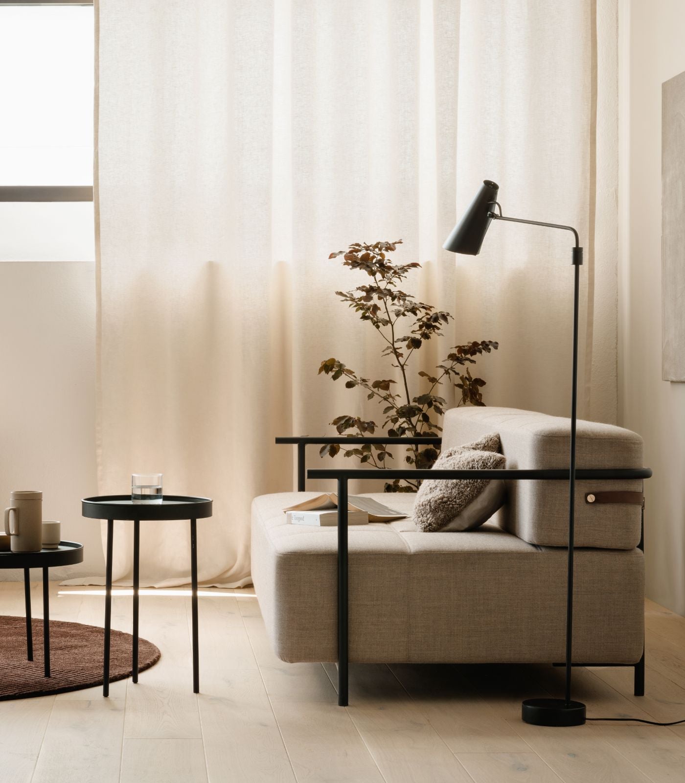 Thistledown Contemporary Swing Floor Lamp Thistledown Contemporary Swing Floor Lamp